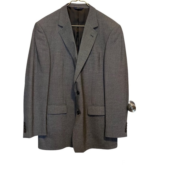 Brooks Brothers men’s two button blazer jacket wool coat 42L suit jacket - Picture 1 of 14